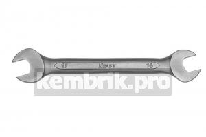 Ключ гаечный рожковый Kraft КТ 700530 (16 / 17 мм)