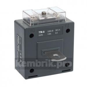 Трансформатор тока ТТИ-А 250/5А с шиной  5ВА класс точности 0.5S
