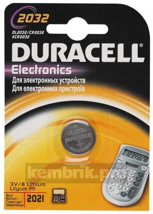 Батарейка Duracell Cr2032 (10/100/14400)