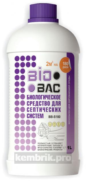 Биоактиватор, бактерии для септиков БИОБАК Bb-s180
