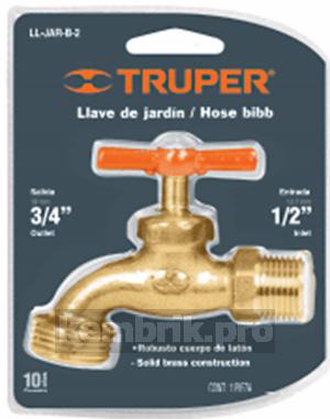 Кран Truper Ll-jar-b-2 13147
