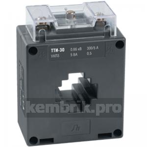 Трансформатор тока ТТИ-30 200/5А 10ВА без шины класс точности 0.5